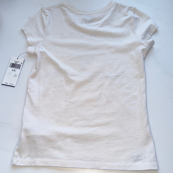 Ralph Lauren White Tee with Green Polo Bear Print - Picture 6 of 6